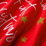 Personalisierte Stern-Muster erste Weihnachten 100% Baumwolle Baby Strampler Hut Outfit mit Geschenk-Box und Name Babys erste Weihnachten Baby Dusche Geschenk für Neugeborene