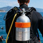 Personalised 3D Printing Multicolour Scuba Tank Name Tag Diving Accessories Birthday Gift for Scuba Divers Diving Lovers