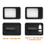 Personalised Funny Monogram Self-Inking Golf Ball Stamp with Metal Storage Box and Name or Initial Golf Accessory Birthday Gift for Golfers