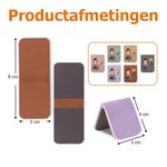 Gepersonaliseerde Geboortebloem Cartoonfiguur Magnetische PU-leer Bladwijzerclip met Naam Leesclub Verjaardagscadeau voor Kinderen en Boekenwurmen