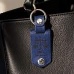 Personalized Photo Zodiac Sign Design PU Leather Keychain with Engraved Text Birthday Anniversary Christmas Gift for Family Friends