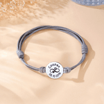 Personalized Pet Paw Print Adjustable Bracelet with Engraved Name and Text Dog Cat Loss Jewelry Memorial Sympathy Gift for Pet Owners