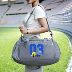 Bolsa de viaje grande personalizada impermeable con nombre baloncesto y número regalo de cumpleaños para amantes del deporte