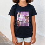 Personalized Cartoon K-Pop Girl Design Soft Kid T-shirt Sweatshirt Hoodie with Names Daily Wear Christmas Birthday Gift for Girls