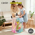Personalized Tropical Adventure Long Tailed Marsupilami Large Storage Basket with Name Housewarming Gift for Family Friends | Callie × Marsupilami®