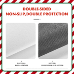 Alfombrilla personalizada de Navidad con iniciales de bastón de caramelo y texto Decoración del hogar Regalo de Navidad para la familia Amigos