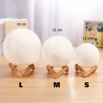 Luz nocturna personalizada de fútbol 3D con control táctil cambio de color e nombre decoración del hogar regalo de cumpleaños para amantes del deporte