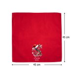 Servilleta personalizada con nombre e iniciales en 100% algodón reutilizable decoración de mesa regalo de Navidad para familia