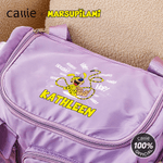 Personalisierte Houba Shout Long-Tailed Marsupilami Name Travel Duffel Tasche mit Schuhen Compartment Geburtstag Geschenk für Kinder Familie | Callie × Marsupilami®