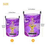 Personalized Tropical Adventure Long Tailed Marsupilami Large Storage Basket with Name Housewarming Gift for Family Friends | Callie × Marsupilami®