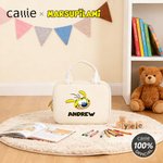 Bolsa de almuerzo Marsupilami personalizada con nombre, multicolor, leopardo de cola larga, regalo de vuelta al cole para profesores Kids丨Callie × Marsupilami