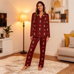 Personalisierte Gesicht Foto Multicolor weiche lange Ärmel Pyjama Matching Set mit Namen Geburtstag Weihnachten Geschenk für Kinder Familie