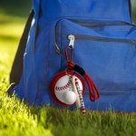 Gepersonaliseerde Tennisbal Gevormde Naam Zakje Sleutelhanger met Racket Bal Bedels Team Verjaardag Gift voor Coach Tennis Lovers Teamgenoten