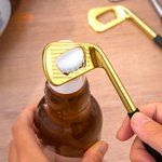 Personalisierter Golfschläger Design Flaschenöffner mit Namensgravur Grillparty Mitbringsel Geburstag Einweihung Geschenk für Bierliebhaber