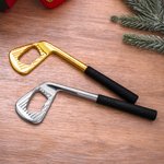 Personalisierter Golfschläger Design Flaschenöffner mit Namensgravur Grillparty Mitbringsel Geburstag Einweihung Geschenk für Bierliebhaber