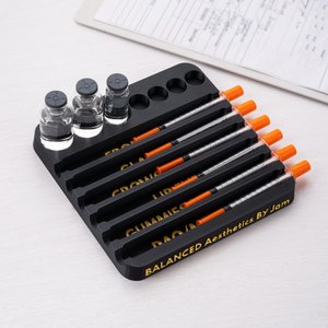 Personalised Multi-Groove 3D-Printed Tray Portable Partitioned Vial Holder with Text Birthday Christmas Gift for Doctors Nurses