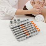 Personalised Multi-Groove 3D-Printed Tray Portable Partitioned Vial Holder with Text Birthday Christmas Gift for Doctors Nurses