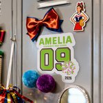 Personalizado Multicolor Natación Hockey Número Nombre Juego de 2 Imán Signo Espíritu Deportivo Armario Nevera Coche Decoración Equipo Regalo para Jugadores