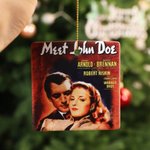 Ornamento de cerámica personalizado con foto de película vintage Decoración del árbol de casa Regalo de Navidad para los amantes del cine