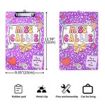 Personalised Book Bow Apple Acrylic Clipboard with Text School Supplies Teacher Appreciation Week Gift for Teachers