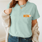 Henkilökohtainen Baseball Äiti 1-3 Lapsi merkit 100% puuvilla T-paita nimi ja numero Syntymäpäivä Loma Game Day lahja äidille