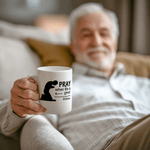 Personalized Prayer 11 oz 15 oz Ceramic Coffee Mug with Name Daily Use Home Decor Christening Baptism Gift for Christian