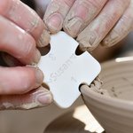 Personalized 3D Printed Name Pottery Foot Rim Shape Tool Daily Use Birthday Gift for Pottery Lover