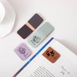 Personalized Zodiac Sign Magnetic Bookmark Clip with Name Reading Stationery Supplies Birthday Gift for Bookworms