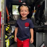 Personalised Firefighter Maltese Cross 100% Cotton Kid T-shirt with Name Age and Text Birthday Gift for Boys Girls