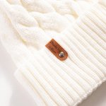 Personalised Set of 10 Made By Leather Crochet Knitted Tags Labels with Engraved Name Rivets Knitwear Accessories Gift for DIY Knitter Sewing Lovers