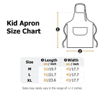 Personalisierte Langschwanz Leopard Marsupilami Initial einstellbare Schürze Koch Hut Set mit Namen Geburtstag Geschenk für Kinder | Callie × Marsupilami®