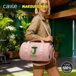 Personalisierte Klassische Langschwanz marsupilami Große Reisetasche mit Initial und Name Reisezubehör Geburtstagsgeschenk für Kinder | Callie × Marsupilami®