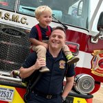 Personalised Firefighter Maltese Cross 100% Cotton Kid T-shirt with Name Age and Text Birthday Gift for Boys Girls