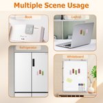 Personalised Birth Flower Magnetic Leather Bookmark Clip with Name Birthday Gift for Book Lovers Bookworms