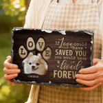 Personalized Wear-Resistant Pet Memorial Photo Garden Stone with Name and Title Courtyard Decor Pet Keepsake Gift for Pet Owners Garden Lovers