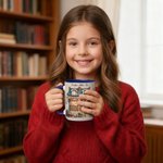 Personalised Take Me To Bookstore 11 oz 15 oz Ceramic Mug with Name Birthday Anniversary Christmas Gift for Book Lovers Bookworms