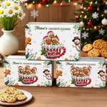 Gepersonaliseerde 2–20 Gingerbreadmannetjes-ontwerpen Opbergblik met Namen en Titel Kerstcadeau voor Kinderen Familie en Dames
