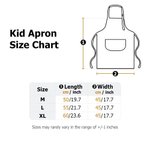 Personalised Cute Flower Crown Animal Adjustable Kid Apron Chef Hat Set with Name and Pocket Cooking Handcraft Activities Birthday Gift for Boys Girls