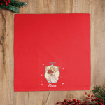 Personalisierte wiederverwendbare Serviette aus 100% Baumwolle mit Weihnachtsengel- oder Christkind-Motiv Weihnachtsgeschenk für Familie Freunde