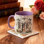 Personalised Take Me To Bookstore 11 oz 15 oz Ceramic Mug with Name Birthday Anniversary Christmas Gift for Book Lovers Bookworms