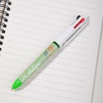 Personalised Birth Flower Retractable Glitter Ballpoint 3-in-1 Pen with Name Teacher's Day Nurse Week Appreciation Birthday Gift for Nurses Teachers