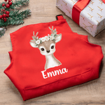 Personalised Cute Flower Crown Animal Adjustable Kid Apron Chef Hat Set with Name and Pocket Cooking Handcraft Activities Birthday Gift for Boys Girls