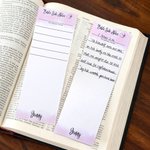 Cahier de notes bibliques personnalisé avec texte Lot de 2 Cadeau d'anniversaire Cadeau de baptême pour chrétien