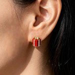 Personalised Gift Box Birthstone Stud Earrings Dainty Jewellery Christmas Birthday Anniversary Gift for Women