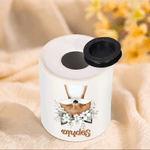 Personalised Cute Flower Crown Animal Ceramic Money Box Piggy Bank with Name Home Decor Birthday Gift for Boys Girls