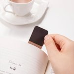 Segnalibro magnetico in pelle PU personalizzato con fiore di nascita personaggio animato e nome regalo perfetto per amanti dei libri