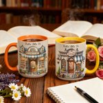 Personalised Take Me To Bookstore 11 oz 15 oz Ceramic Mug with Name Birthday Anniversary Christmas Gift for Book Lovers Bookworms