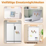 Personalisierter Magnetischer PU-Leder Lesezeichen-Clip mit Geburtsblume Cartoon-Charakter Initiale und Namen Geburtstag Geschenk für Bücherwürmer