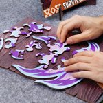 Personalised Survivor Fire New Colourways Puzzle with Name Home Decoration Birthday Christmas Gift for Survivor Fans Game Lovers