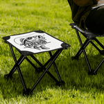 Personalized Realistic Fish Pattern Folding Fishing Stool with Name Outdoor Activities Camping Gift for Fishing Enthusiasts